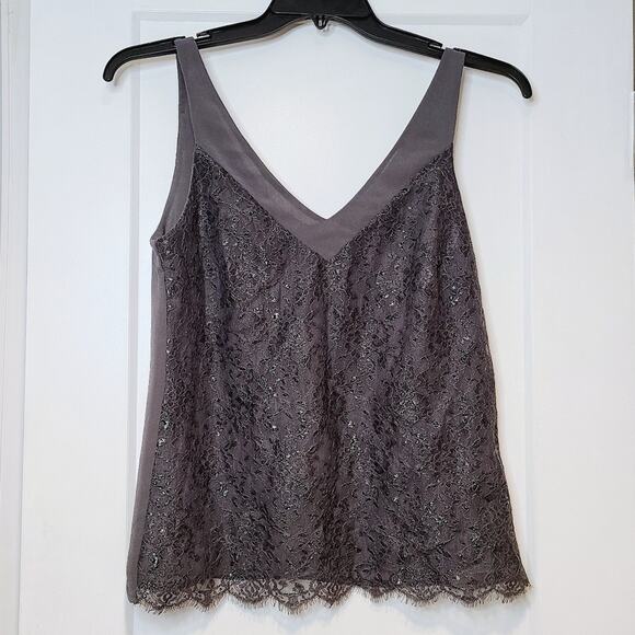 Velvet Brand Lace Chiffon Tank Top - Picture 1 of 6